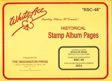 WHITE ACE 2024 US Regular Issue Singles & Coil Pairs Album Supplement RSC-48