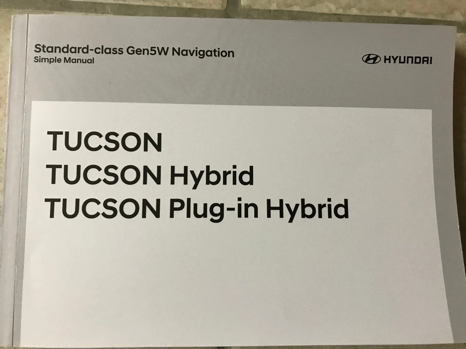 HYUNDAI TUCSON Navigation class Gen 5W 2021 Bedienungsanleitung Manual Manuel - Bild 4 von 4