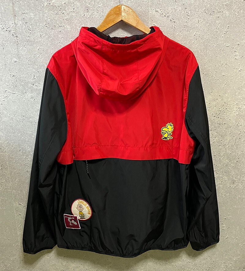 Coach X Peanuts Snoopy Logo Embroidery Windbreaker Red/Black