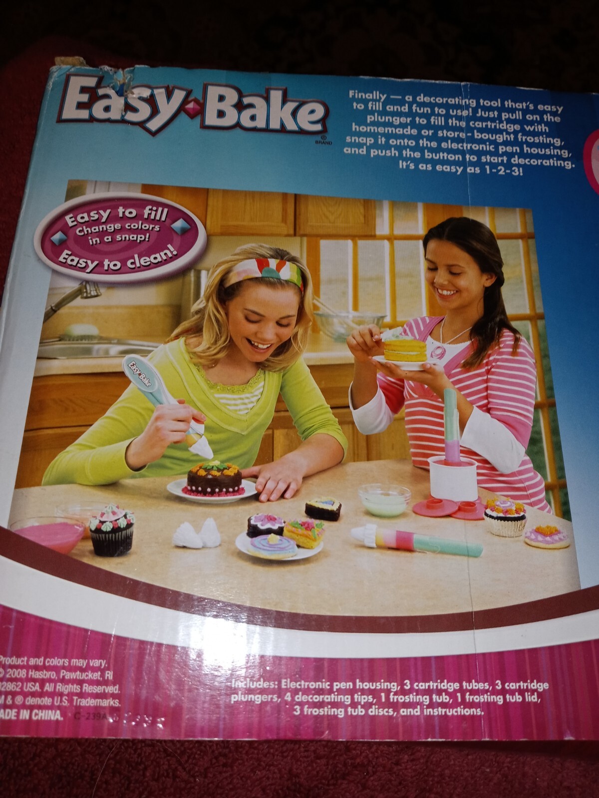 Easy Bake Oven Decoration Sensation Frosting Pen Kit 2008 Cake Cookies