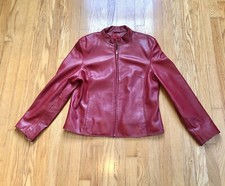 Vtg Wilsons Pelle Studio Italian Leather Jack...