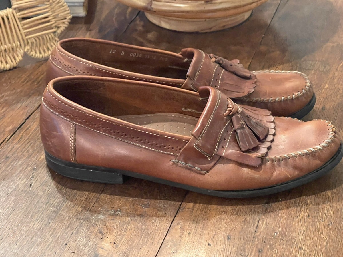 Bass Phillips Kiltie Tassel Loafers Phillips Men US 12 Brown  display picture 1