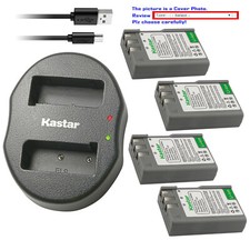 Kastar Battery Dual USB Charger for EN-EL9a MH-23 Nikon D5000 SLR Digital Camera