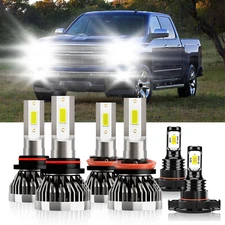 LED Headlight High Lo Beam Fog Light For Chevrolet Silverado 1500 2007-2015 Bulb