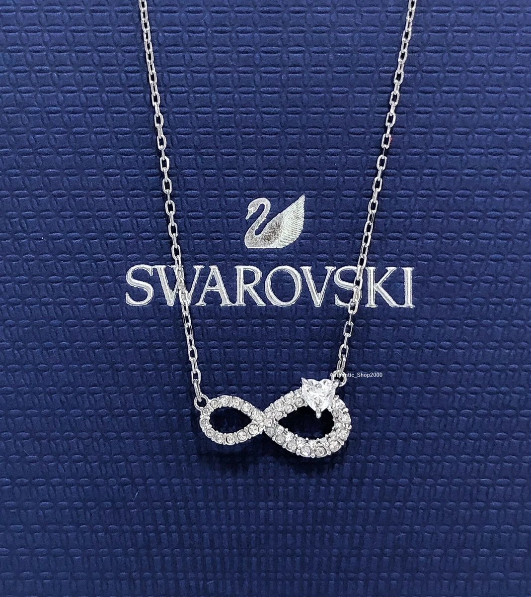 Swarovski crystal infinity necklace sale
