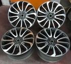 GENUINE SET OF 4 RANGE ROVER 22 L405 VOGUE TURBINE ALLOY WHEELS+TYRES 285 40 22