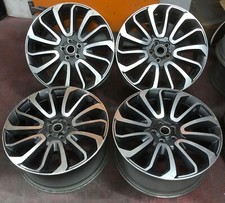 GENUINE SET OF 4 RANGE ROVER 22" L405 VOGUE TURBINE ALLOY WHEELS+TYRES 285/40/22