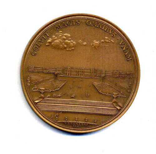 Académie de Versailles - médaille bronze – 72 mm - Bild 1 von 2
