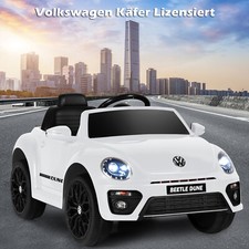 VW Käfer Elektroauto 12V Kinderauto Kinderfahrzeug 3-5 km/h mit USB-Anschluss