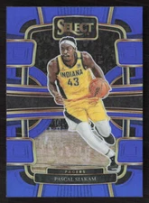 2023-24 Panini Select #8 Pascal Siakam Blue Silver Prizm