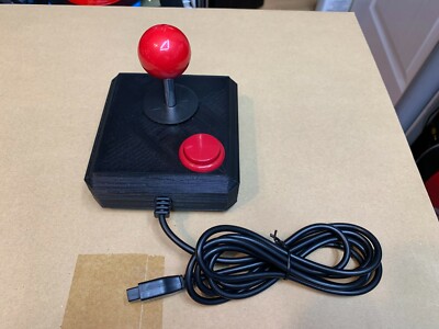 3D Printed Joystick with microswitches for retro consoles compatible with 2600+
