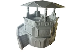 Warhammer 40k Building Terrain Set 28mm 32mm Wargame DnD AoS Sci-fi buildings