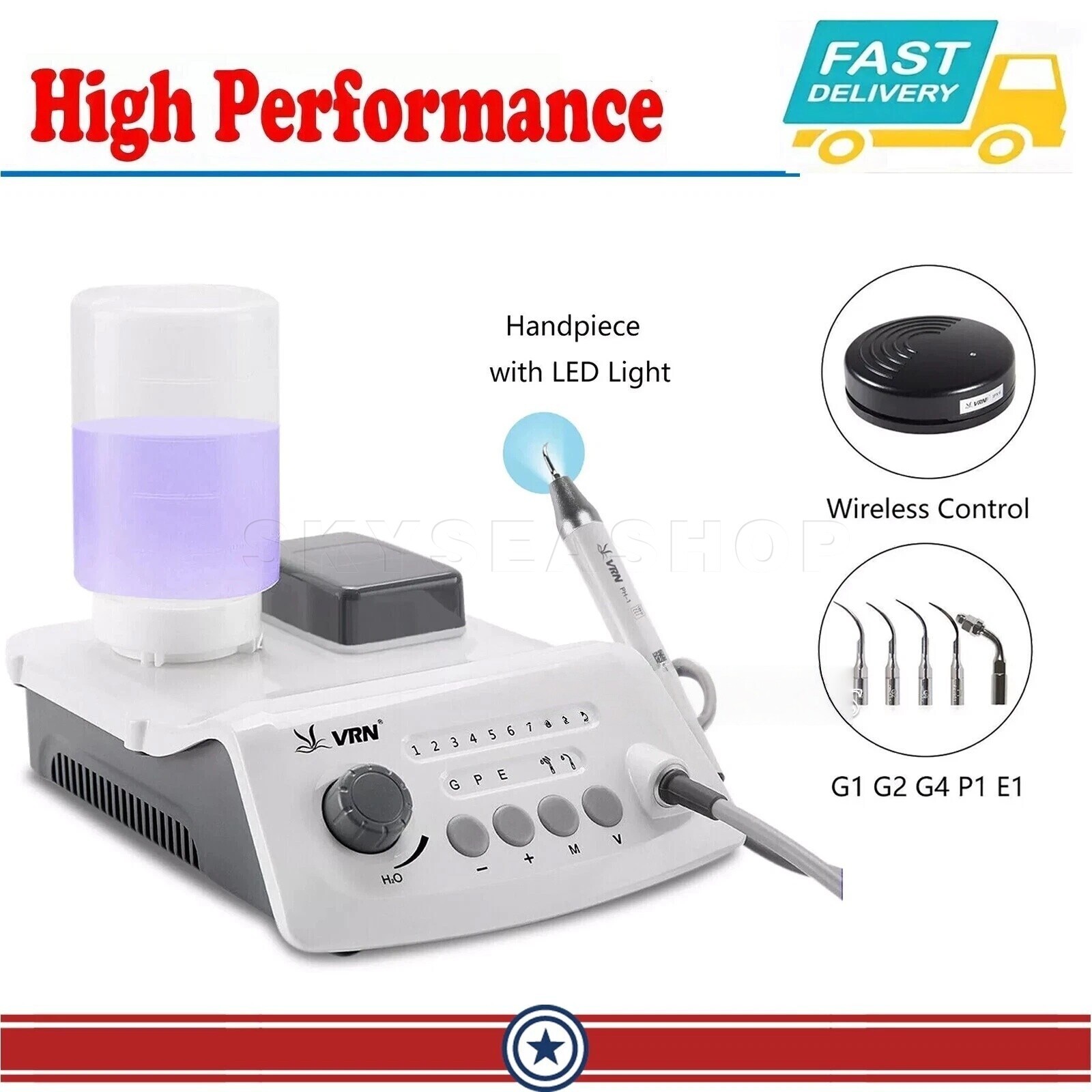 Professional Dentistry Ultrasonic Electric Scaler Dental Tee