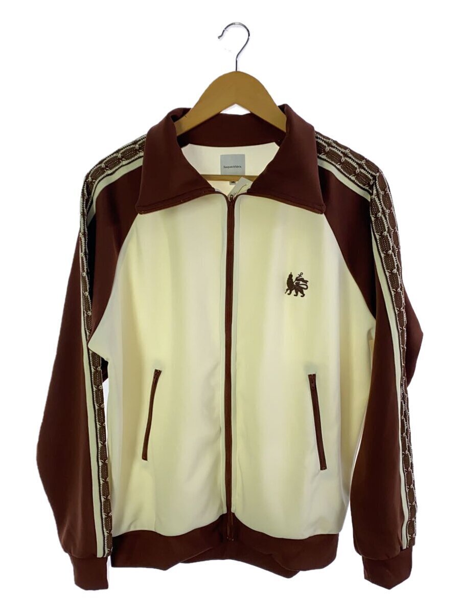 Sasquatchfabrix. 24AW/LACE TAPE TRACK JACKET/L/Polyester/WHT Sasquatchfabrix. 24AW/LACE TAPE TRACK JACKET/L/Polyester/WHT