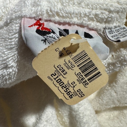 Cacique Lingerie White Super Soft Terry Cloth Fleece Fuzzy Robe One Size Spa NWT - Picture 5 of 6