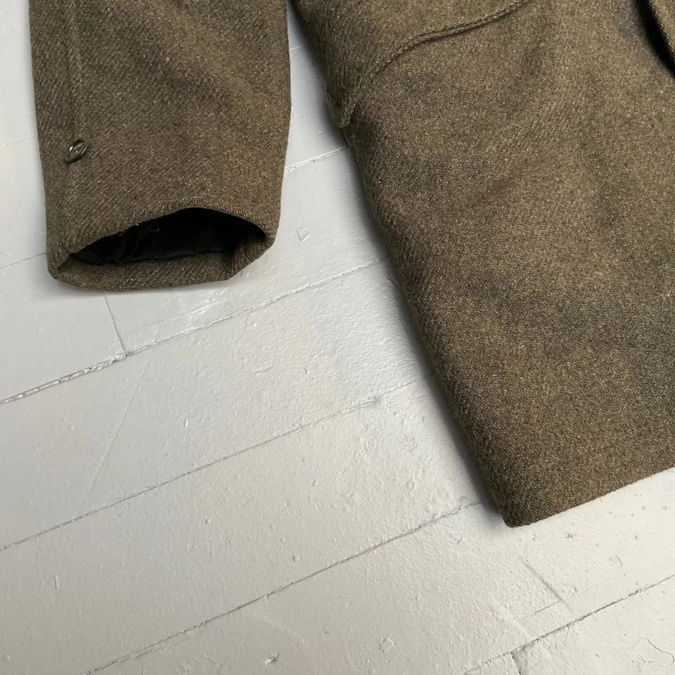 Abrigo Chaqueta Abrigo Coche Forrado Tweed Lana McGregor Años 50 60 Talla 40 EE. UU. Foto 4 de 4