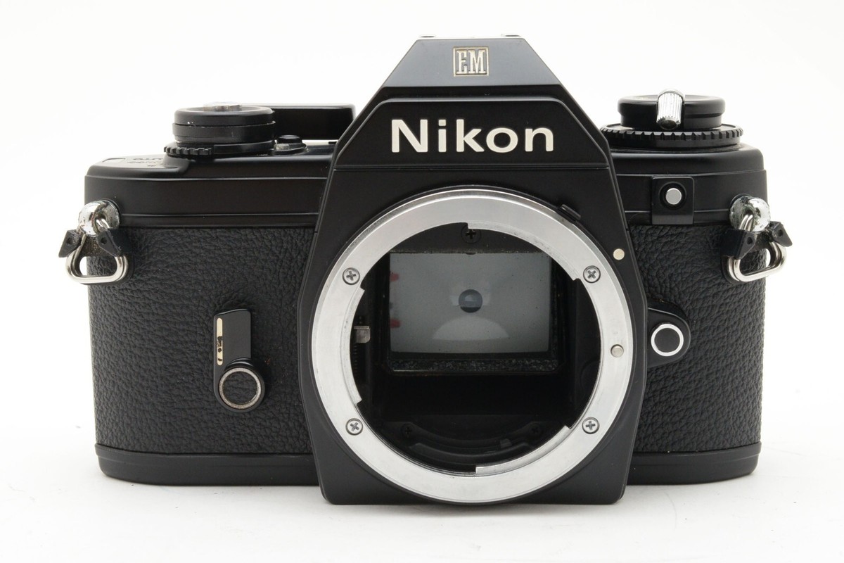 Nikon EM 35mm SLR Film Camera Black Body From JAPAN 2415348 | eBay