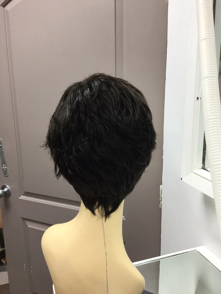 Peluca Pixie Gabor CONFIDENCE Corta Encaje Frontal, GL2/6 Negro Café Marrón Oscuro OFERTA Foto 4 de 4