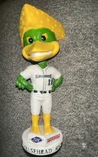 MADISON MALLARDS VINTAGE Cheesehead  Maynard BOBBLE SGA BOBBLEHEAD No Box
