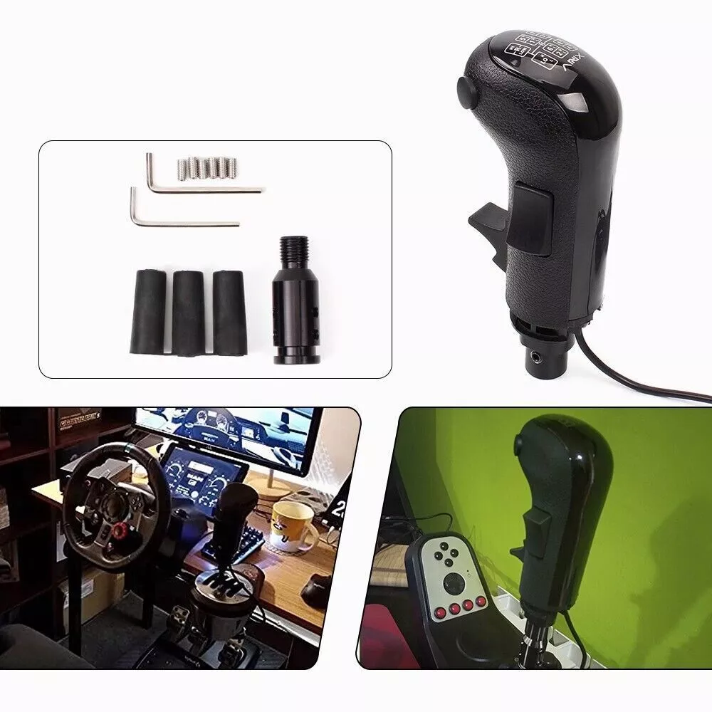 USB Truck Simulator Shifter Gearshift Knob for Logitech G29 G27 G25/Thrustmaster