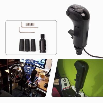 USB Game Gear Shifter Knob for Logitech G29 G27 G25 Thrustmaster TH8A FANATEC