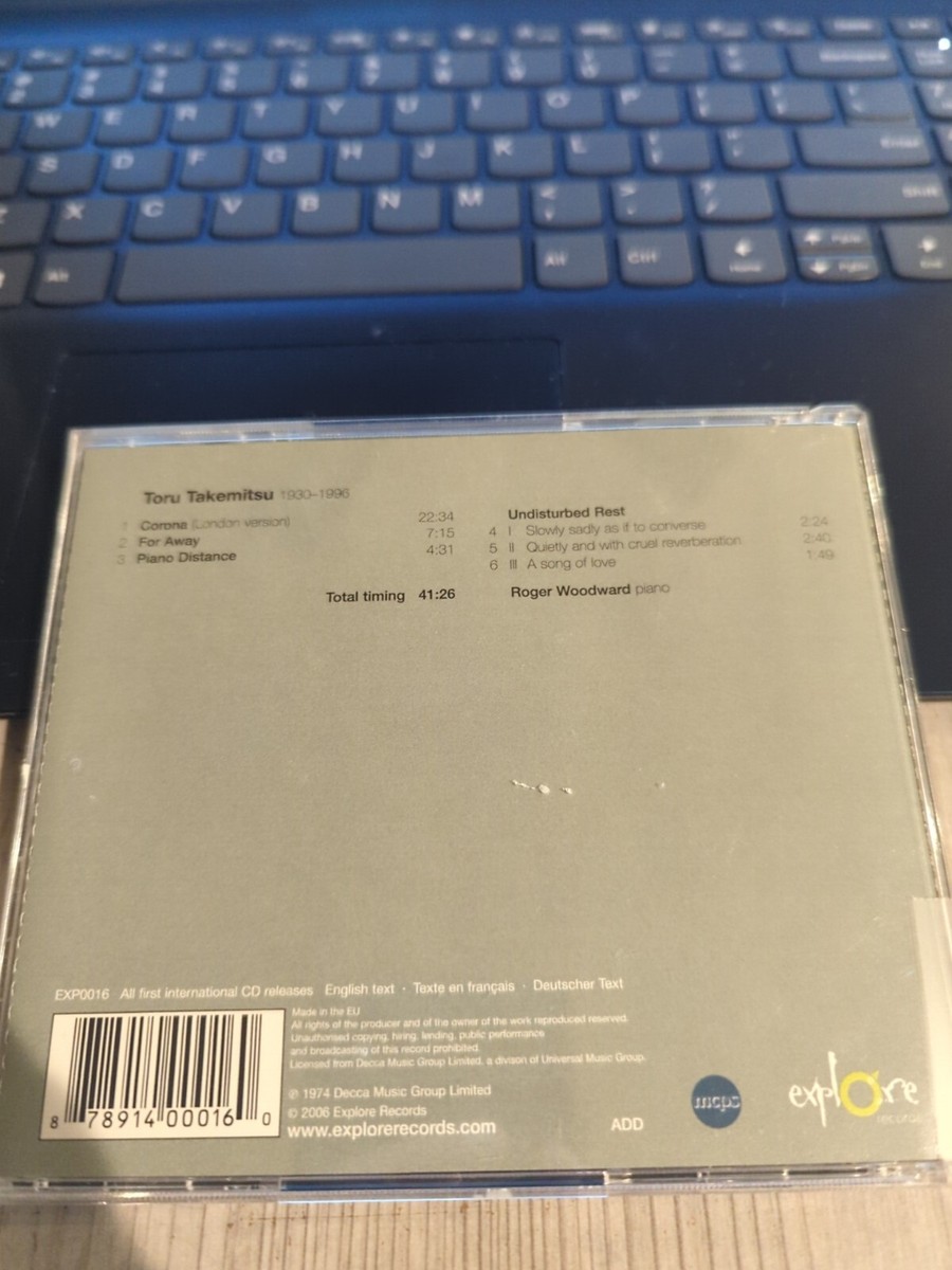 Toru Takemitsu, Roger Woodward – Corona Takemitsu, Roger Woodward – Corona / For Away / Piano