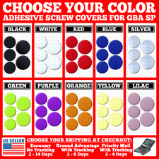 GBA SP Color Screw Hole Rubber Dust Cover Plug for Nintendo Game Boy Advance SP