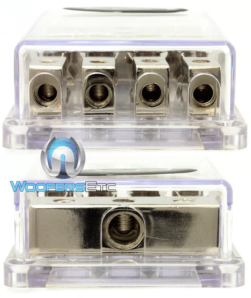 SCOSCHE EFX BLOCKA4 CORE AGU 4 FUSE DISTRIBUTION AMPLIFIER BLOCK CAR AUDIO NEW - Image 3 of 4