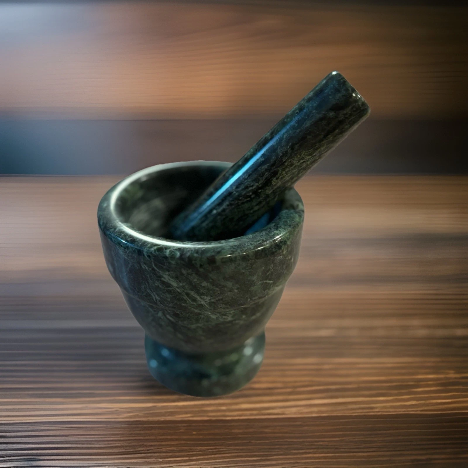 Vintage Stone Marble Mortar and Pestle Green Made In Taiwan
Opens in a new window or tab