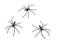 Deko Spinnen | 100 Stk | Halloween Scherzartikel Dekoration | 42X48Mm