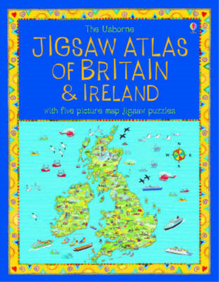 Jigsaw Atlas of Britain and Ireland (Usborne Jigsaws), Colin King, N. Figg, Used