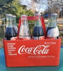 1960s Nice CocaCola Plastic Bottle Carrier with Nice1990s Mexican Glass Bottles  — photo 3