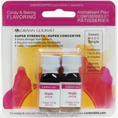 LorAnn Süßigkeiten & Backen Aroma 0,125 Unzen 2/Pkg-Ahorn Geschmack-0270