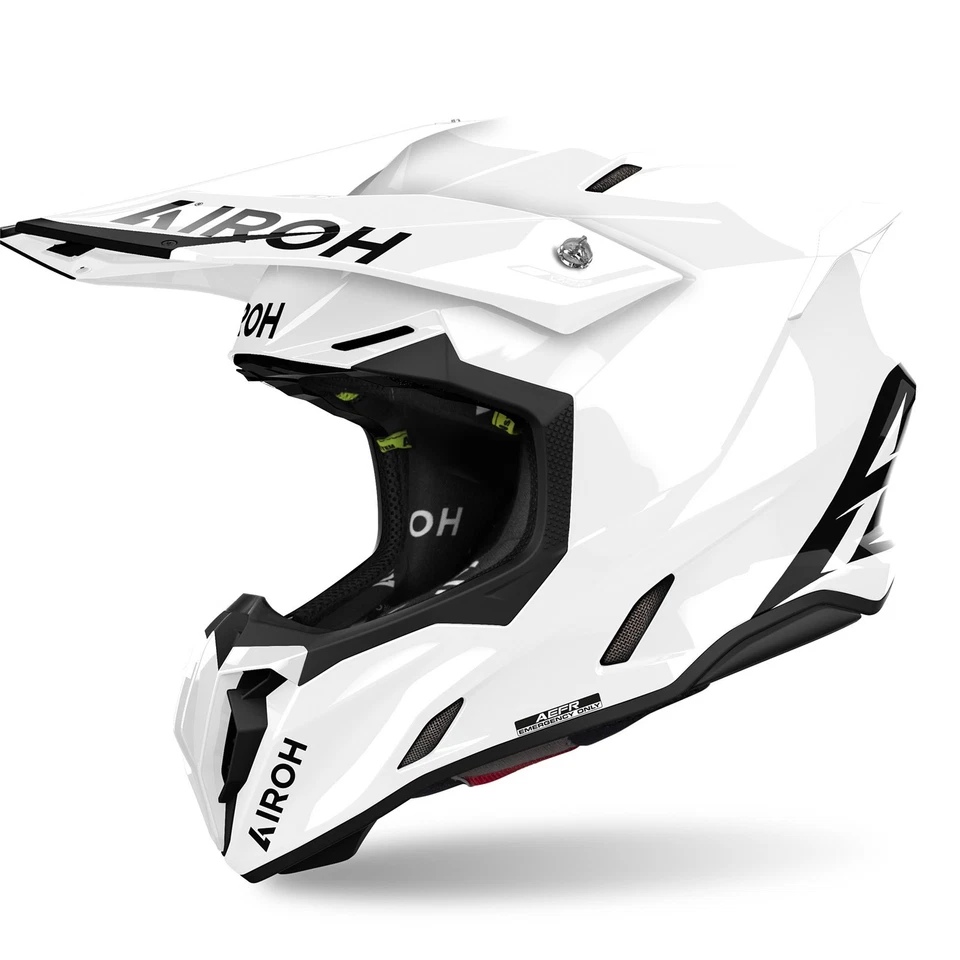 Airoh Twist 3 Casque Moto Tout-Terrain (Blanc) Taille: L (59) - Photo 1/4