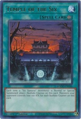 Temple of the Six - MAGO-EN146 - Rare - 1st Edition - Near Mint