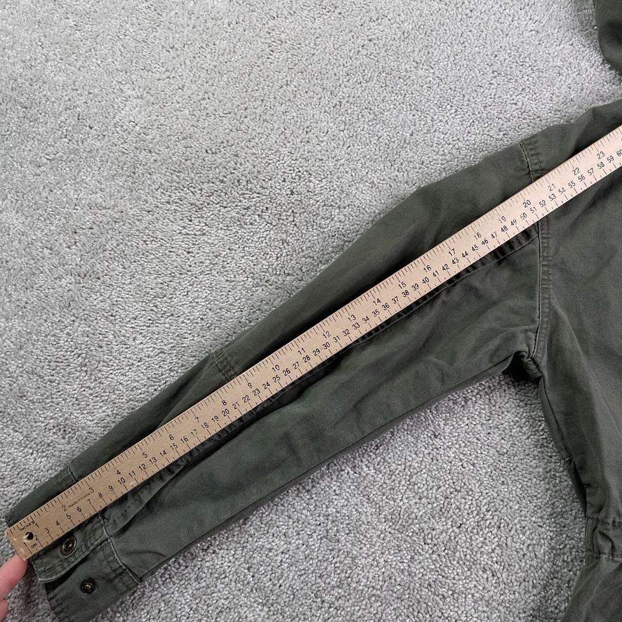 Universal Thread Jacket Womens Small Green Canvas… - image 13