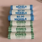1776-2026 Dime & Nickel Semi-Q total 6 rolls both p&d probably mixed up from box