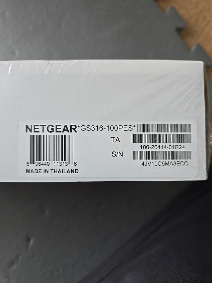 Netgear GS316 Unmanaged 16-PORT-GIGABIT-ETHERNET-SWITCH - Bild 4 von 4