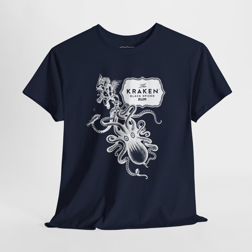 Kraken Spiced Rum Unisex Heavy Cotton Tee - Picture 70 of 88