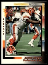 1992 Wild Card Elston Ridgle Rookie Cincinnati Bengals #456. rookie card picture