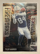 #12 Tyler Warren RC Fireworks - 2025 Prizm Football