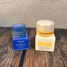 Lot - Saturday Skin Yuzu Vitamin C Bright Eye Cream 15ml & Laneige Sleeping Mask