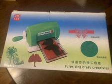 DIY Craft Buddy Mini Manual Die Cutting and Embossing Machine; Portable, Blue
