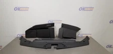 12 CADILLAC CTS V-SERIES RADIATOR CORE SUPPORT SIGHT SHIELD COVER SET BLACK