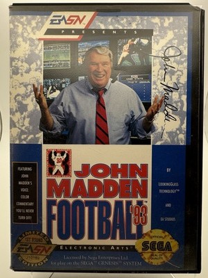 John Madden Football '93 (Sega Genesis, 1993) CIB | Complete | Tested