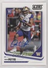 2018 Score Rookies Signatures Dante Pettis #392 Auto y6z