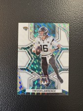 2022 Panini Mosaic - Trevor Lawrence #88 White Prizm /25 Jaguars SP