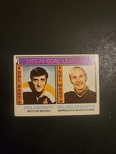 1974-75 O-Pee-Chee - Phil Esposito, Bill Goldsworthy #1 VG
