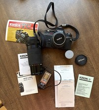 KONICA Autoreflex TC Camera Lot With Attachments Manuals Etc