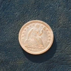1850 SEATED LIBERTY SILVER HALF DIME  *VF to XF DETAILS*